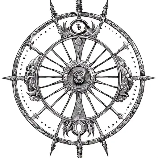 Wheel of time rand tattoo design idea