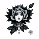 Choker tattoo design idea
