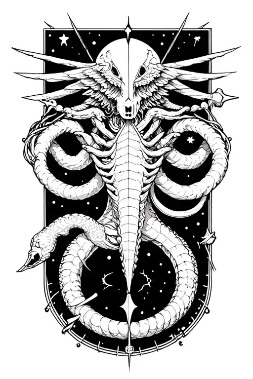 Ophiuchus tattoo design idea