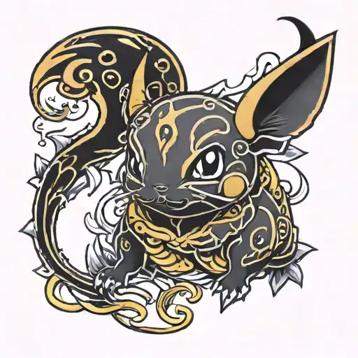 Pokemon RAICHU tattoo design idea
