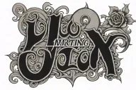 yolo writing tattoo design idea