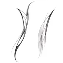 Filler Wave Patterns tattoo design idea