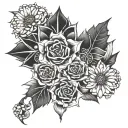 drug addiction recovery tattoo design idea