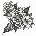 drug addiction recovery tattoo design idea