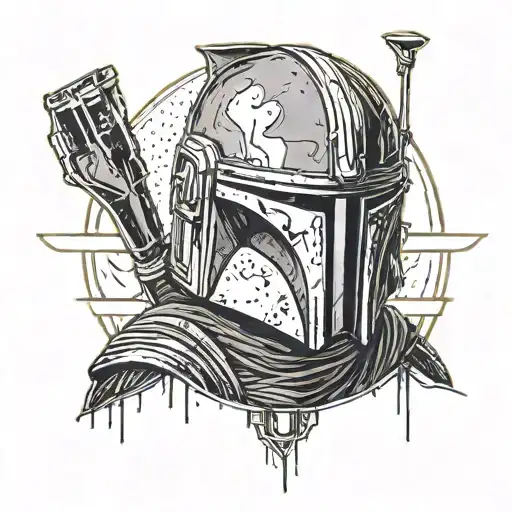 mandalorian this is the way The design tattoo design idea