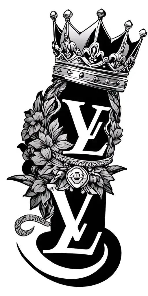 chicano style rap louis vuitton manchester crown made tattoo design idea