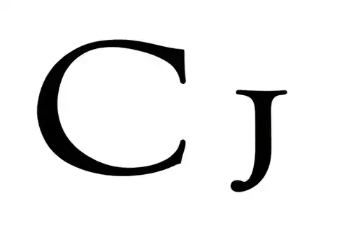 "CJ" tattoo design idea