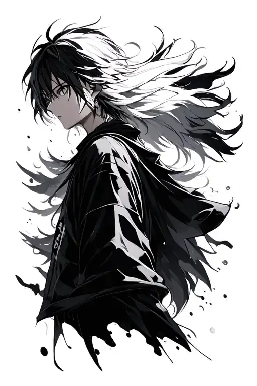 Bleach anime tattoo design idea