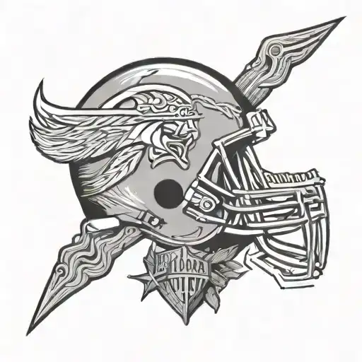 Minnesota vikings superbowl champs tattoo design idea