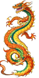 Dragon Ball Shenron tattoo design idea