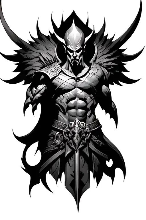 ares god of war tattoo design idea