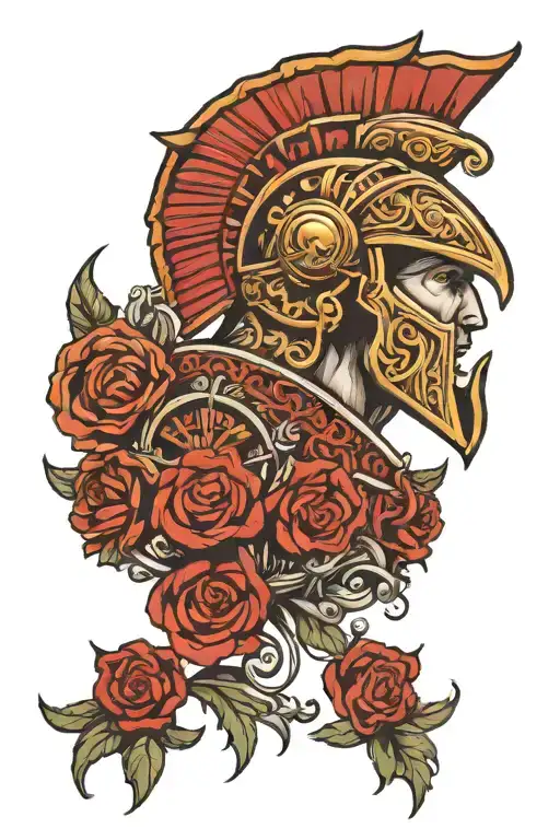 roman empire tattoo design idea