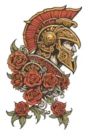 roman empire tattoo design idea