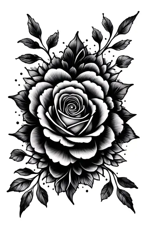 lanacashire rose and half mandala design inner elbow tattoo design idea