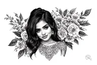 Ariana Grande tattoo design idea