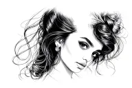 Ariana Grande tattoo design idea