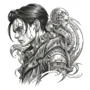 Levi Ackerman tattoo design idea