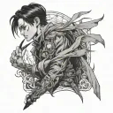 Levi Ackerman tattoo design idea