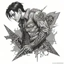 Levi Ackerman tattoo design idea