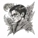 Levi Ackerman tattoo design idea