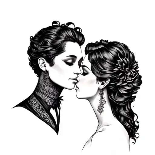 the lovers the addams cempasuchil  tattoo design idea