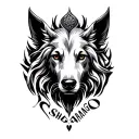 I would like to create a tattoo that would incorporate my husband name Shango that represents loyalty respect and love I tattoo design idea