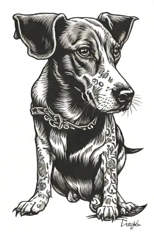 Beagle tattoo design idea