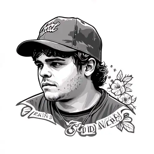 mac demarco inspired tattoo design idea