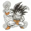 Goku tattoo design idea