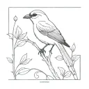 shrike tattoo design idea