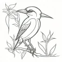 shrike tattoo design idea