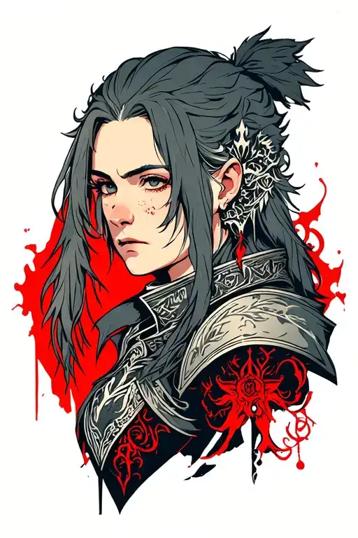 Witcher 3 tattoo design idea