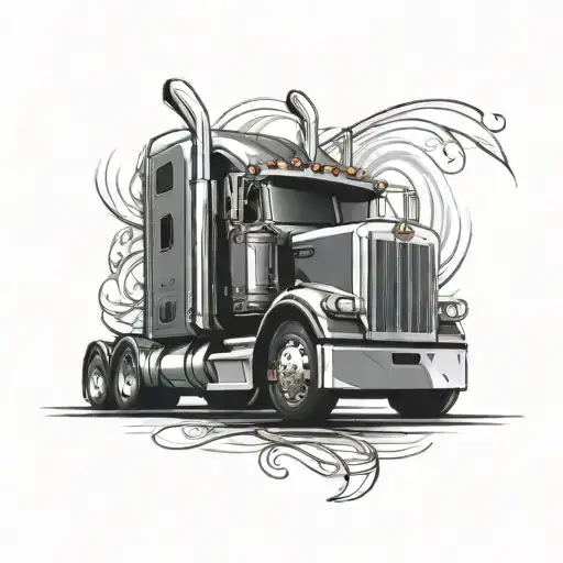 Peterbilt tattoo design idea