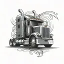 Peterbilt tattoo design idea