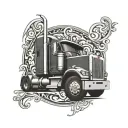 Peterbilt tattoo design idea