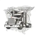 Peterbilt tattoo design idea