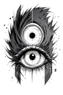 sasuke sharingan eye and rinnegan tattoo design idea