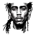 Basquiat tattoo design idea