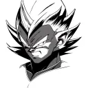 majin vegeta tattoo design idea