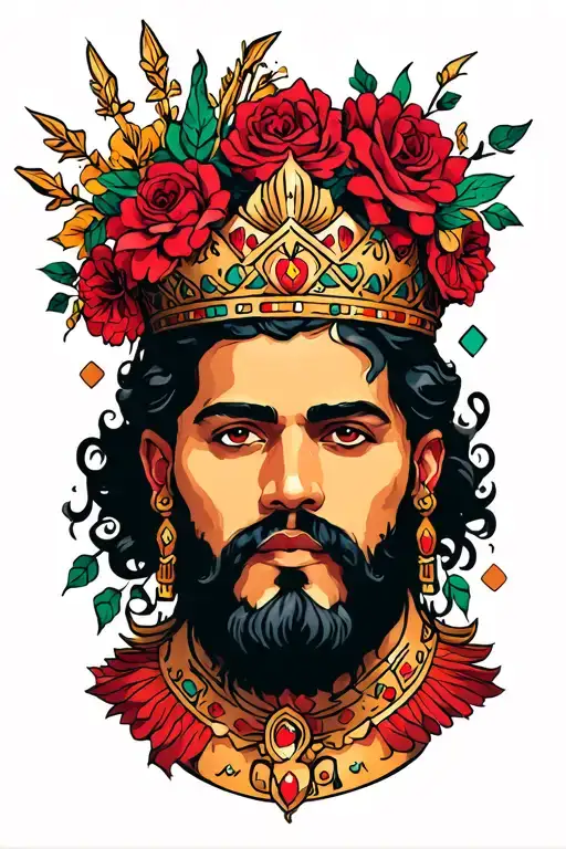 Latin king tattoo design idea
