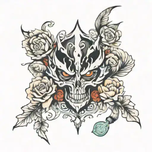 black clover tattoo inspired tattoo design idea