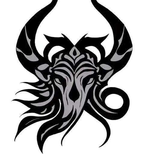 Chris Aries Tribal Hawaiian  tattoo design idea