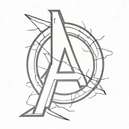 simple avengers tattoo tattoo design idea