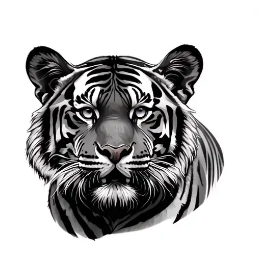 Bengal Tiger tattoo design idea