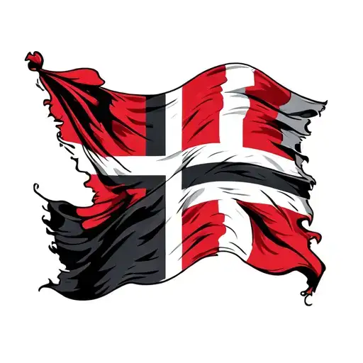 gremany ireland norway flags tattoo design idea