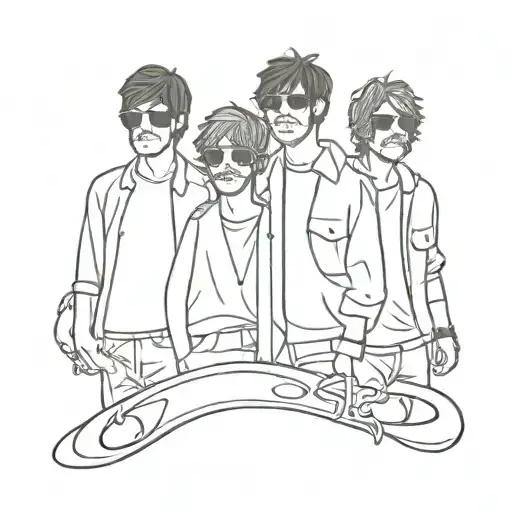 oasis band tattoo tattoo design idea