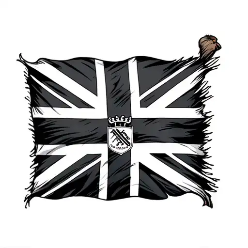 glasgow rangers st andrews flag union jack tattoo design idea