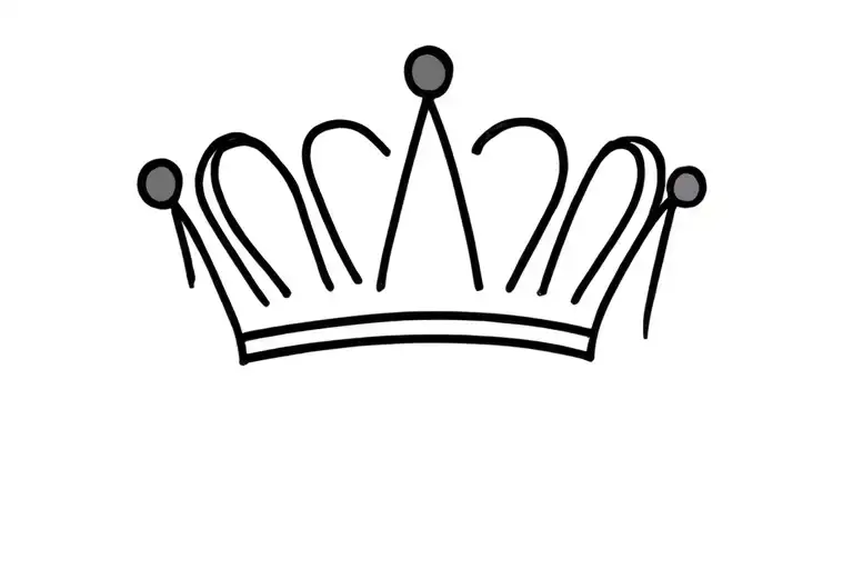 "Perfect" crown tattoo design idea