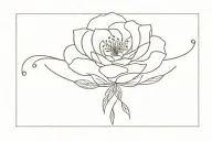 Fineline flower bracelet tattoo wrist band tattoo tattoo design idea