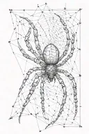 Spider tattoo design idea